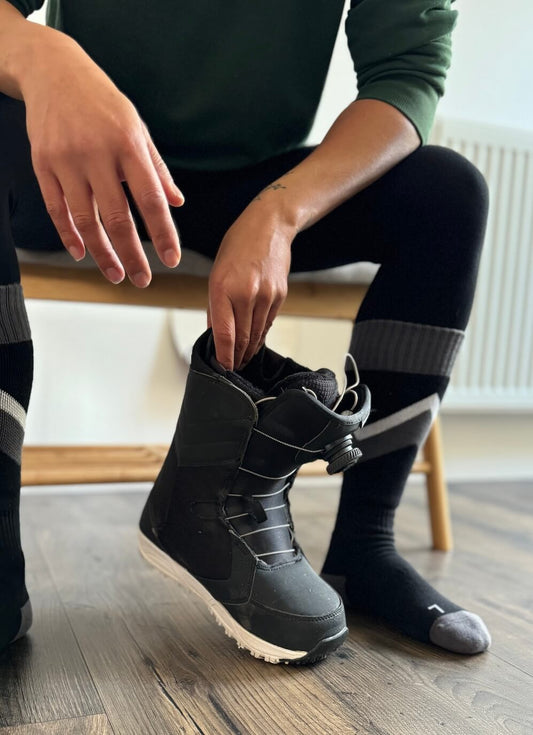 Organic Cotton Ski Sock - Alpine Ascent - Do Better Colab