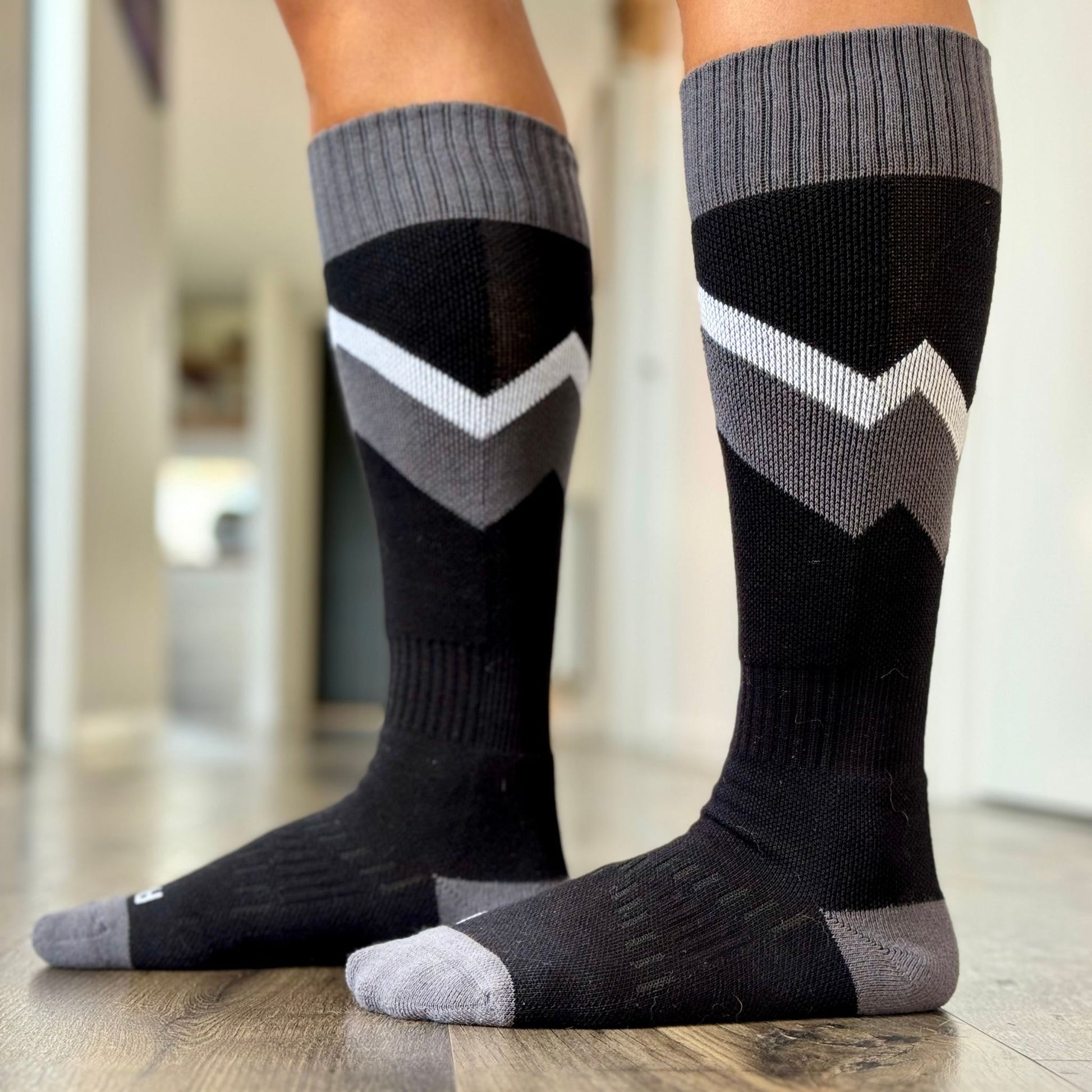 Organic Cotton Ski Sock - Alpine Ascent - Do Better Colab