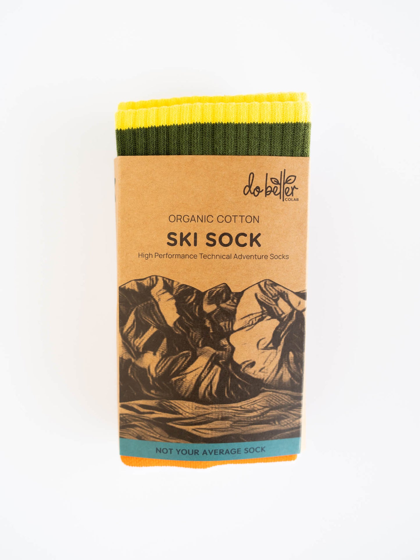Organic Cotton Ski Sock - Happy Dance - Do Better Colab