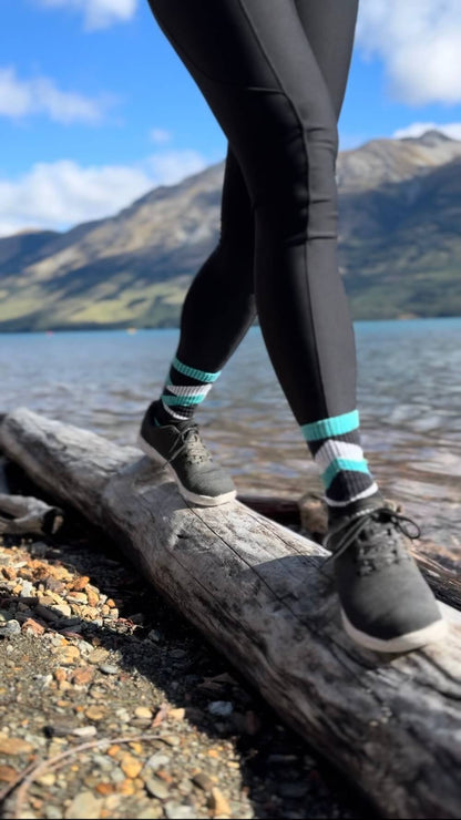 Lite Crew Sock - Chevron Strike